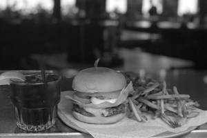 Grilled Paneer Burger Meal