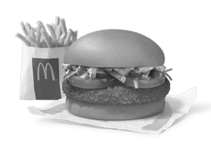 Mexican McAloo Tikki Burger + Fries (R)