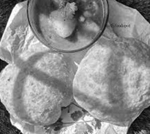 Sattu Puri [4 Pcs] with Achar and Hari Chatney