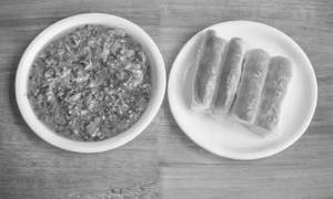 Green Gotala + Garlic Omelette + 6 Paav
