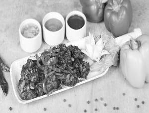 Mushroom Pepper Chilli Dry
