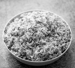 Coriander Burnt Garlic Rice