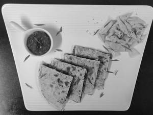 Mixed Mushroom & Goat Cheese Quesadilla