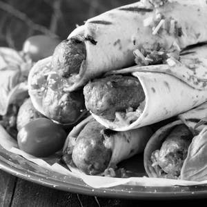 Chicken Cheese Sausage Wrap 