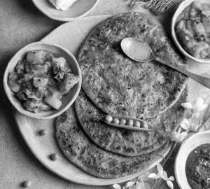 Ajwain Paratha + Sabji