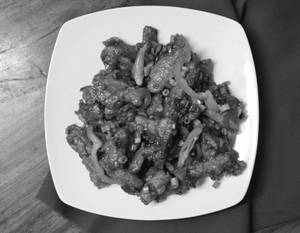 Baby corn Manchurian Dry