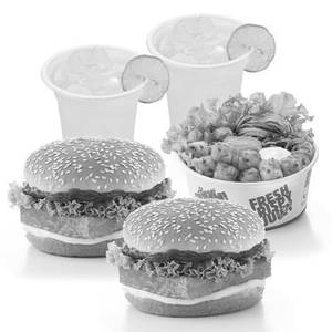 Spicy Paneer Burger Light Meal (For 2)
