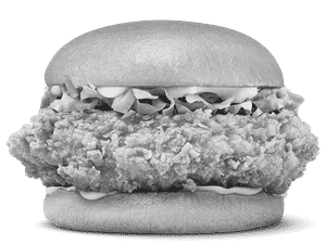 Fried Chicken Burger With Fries