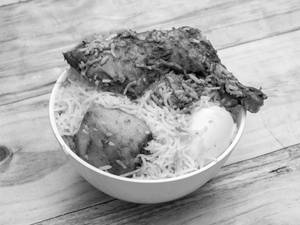 Chicke biryani with egg