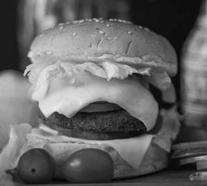 Cheese Aloo Tikki Burger