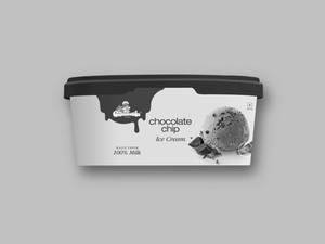 Chocolate chips ice cream - family pack [700ml]
