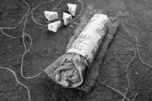 Peppery paneer roll                                                                                                                                     