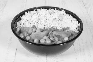 Matar Aloo Rice Bowl (Jain)