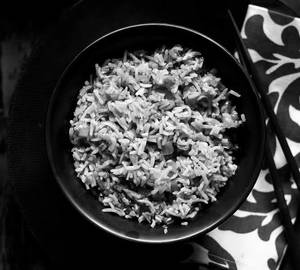 Alfredo Veg Saute With Brown Rice