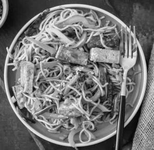 Paneer noodles