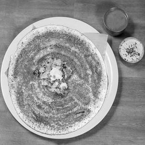 Open Butter Masala Dosa