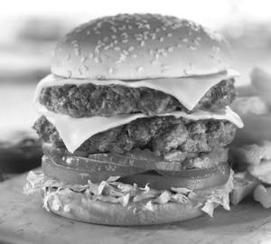 Double Patty Cheese Filled Chicken Burger