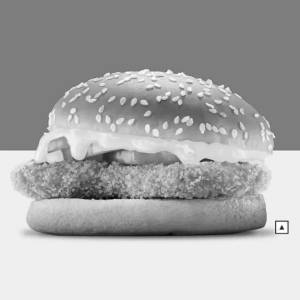 Crispy chicken burger