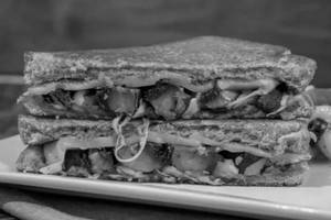 Corn & Mushroom Sandwich