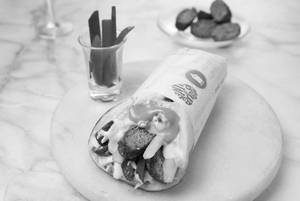Falafel Shawarma Roll