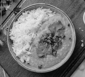 Yellow Dal Tadka Rice Bowl