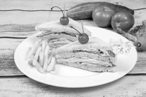 Veg Club Sandwich