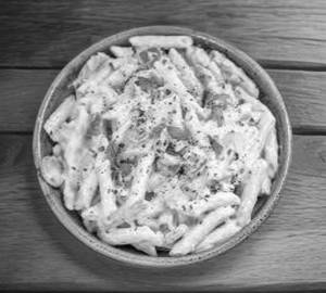 Penne white sauce pasta