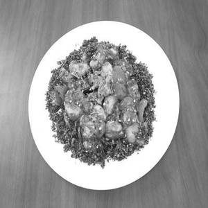 Water Chestnut with Crackling Spinach