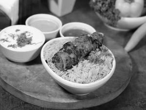 Soya Tikki Biryani