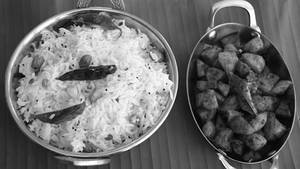 Lemon Rice with Poriyal