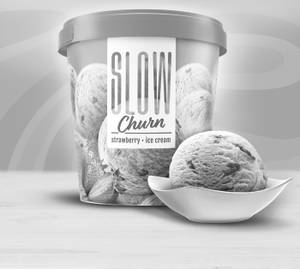 Slow Churn Strawberry Ice Cream 500 ML