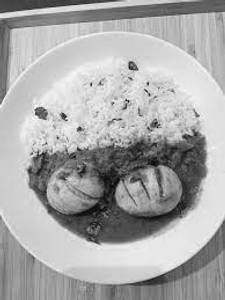 Egg Curry Rice Combo