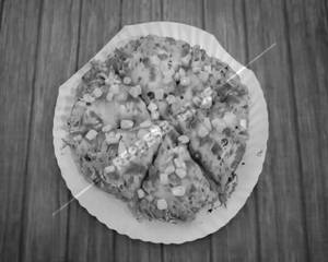 Sweet corn pizza