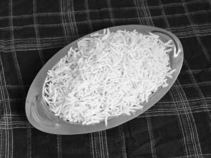 Plain rice