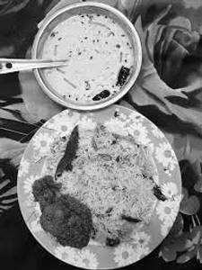 Khichdi + Khatta + Keema (Beef) 