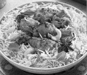 Dum Chicken Tikka Biryani