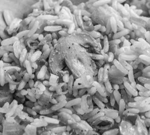 Chicken mushroom fried rice