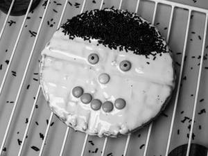 Face Waffle Pizza