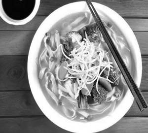 Veg noodles soup