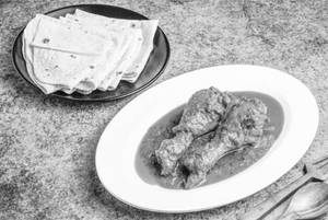Chicken Leg Curry With 5pc Rumali Roti