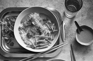 Fish finger gravy