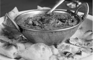 Dal Fry + 2 Rotis