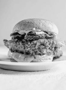 Tangy chicken burger