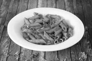 Red spicy sauce pasta
