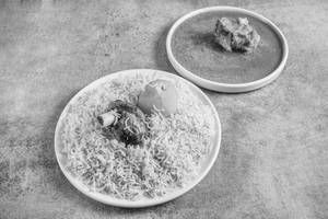 Aloo Biryani With Mutton Chaap 1 Pices [1 Plates]