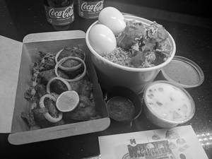Mutton Biryani (pulav) Large With Chicken Kabab And Cool Drinks (2)