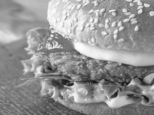 Schezwan burger                                                                       