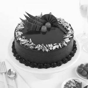 Eggless Chocolate Almond Cake