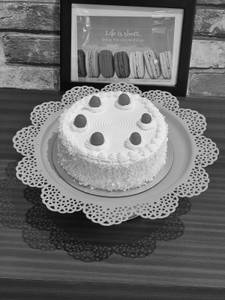 White Forest Cake