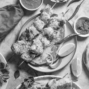 Afghani Chicken Malai Kabab